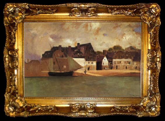 framed  Odilon Redon Breton Port, ta009-2